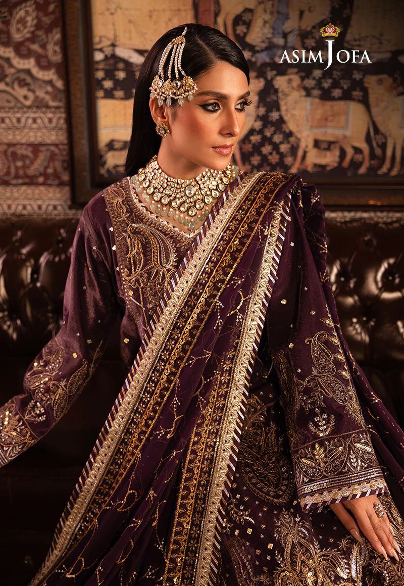ASIM JOFA Makhmal Wedding Velvet AJMM06