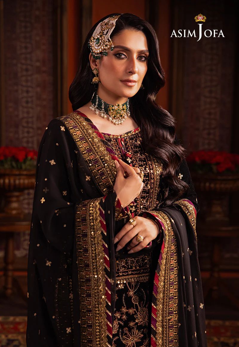 ASIM JOFA Makhmal Wedding Velvet AJMM08