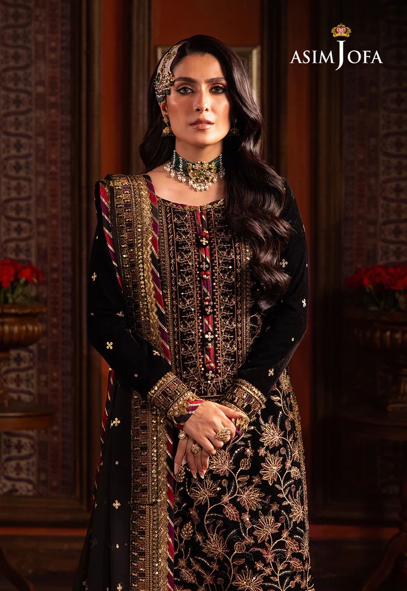 ASIM JOFA Makhmal Wedding Velvet AJMM08