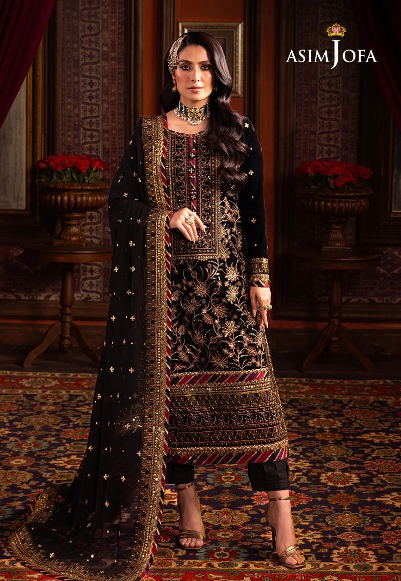 ASIM JOFA Makhmal Wedding Velvet AJMM08