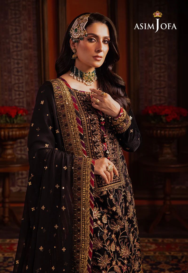 ASIM JOFA Makhmal Wedding Velvet AJMM08