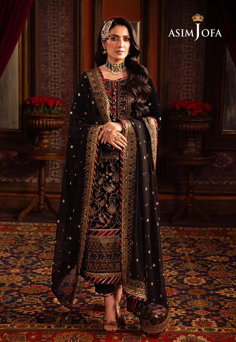 ASIM JOFA Makhmal Wedding Velvet AJMM08