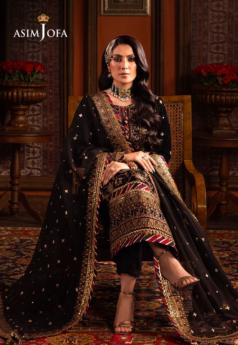 ASIM JOFA Makhmal Wedding Velvet AJMM08
