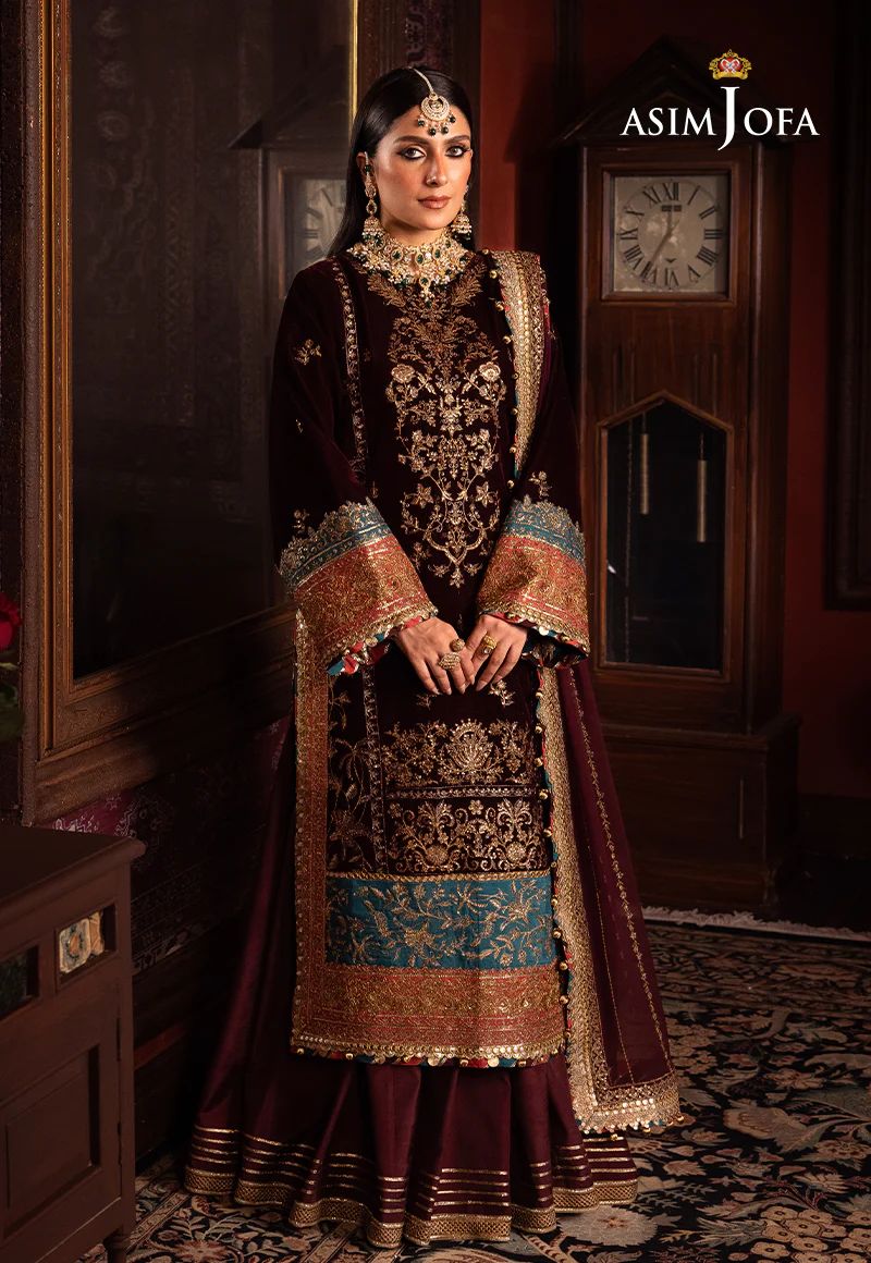 ASIM JOFA Makhmal Wedding Velvet AJMM09