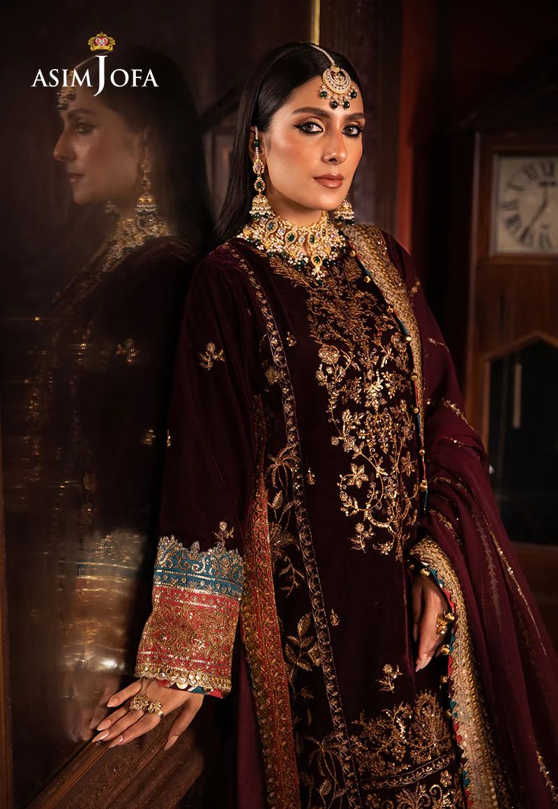 ASIM JOFA Makhmal Wedding Velvet AJMM09