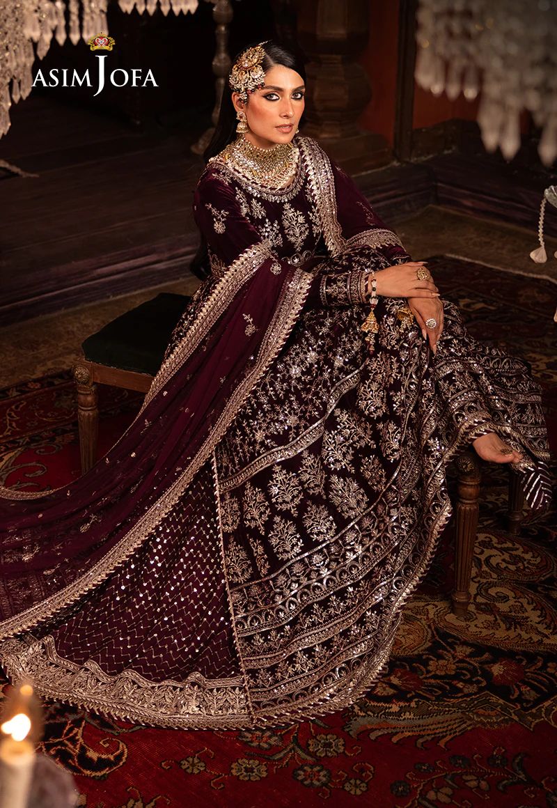 ASIM JOFA Makhmal Wedding Velvet AJMM11