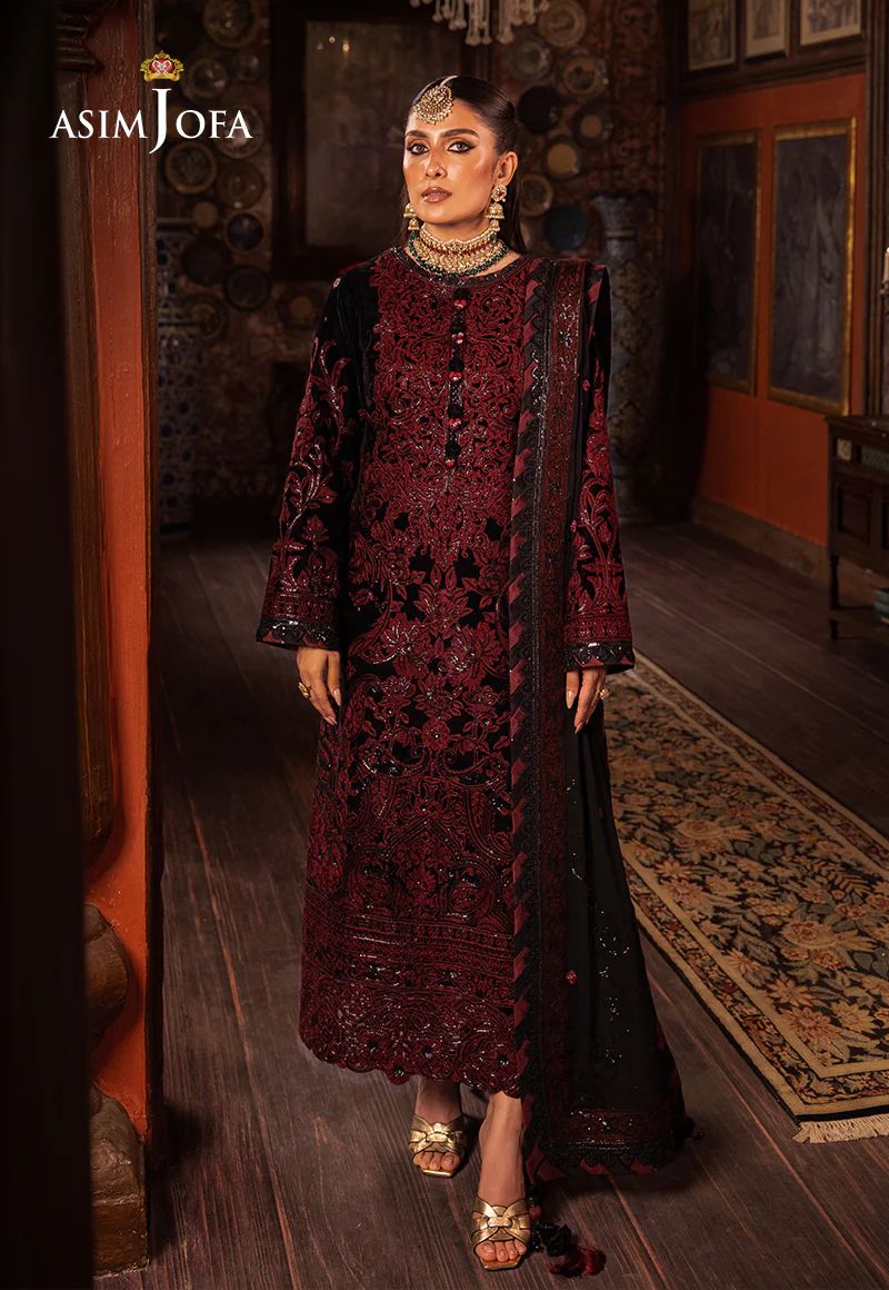 ASIM JOFA Makhmal Wedding Velvet AJMM12