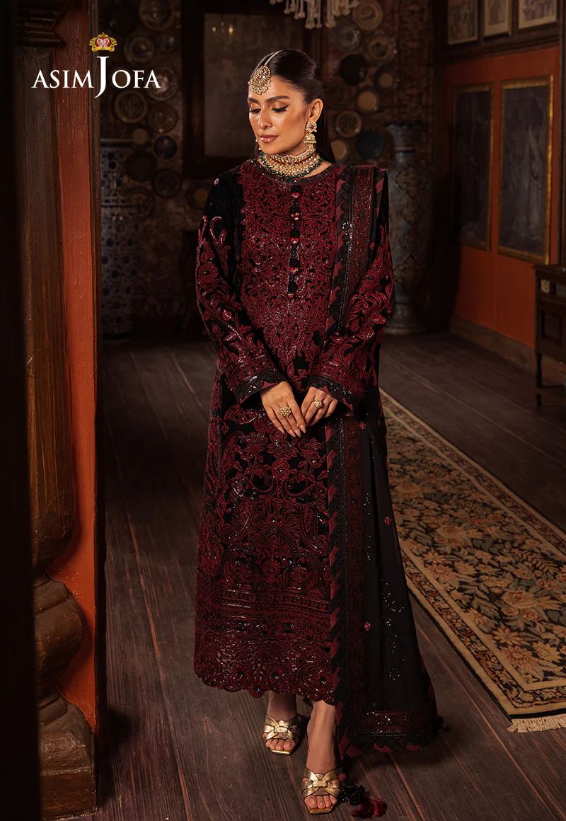 ASIM JOFA Makhmal Wedding Velvet AJMM12