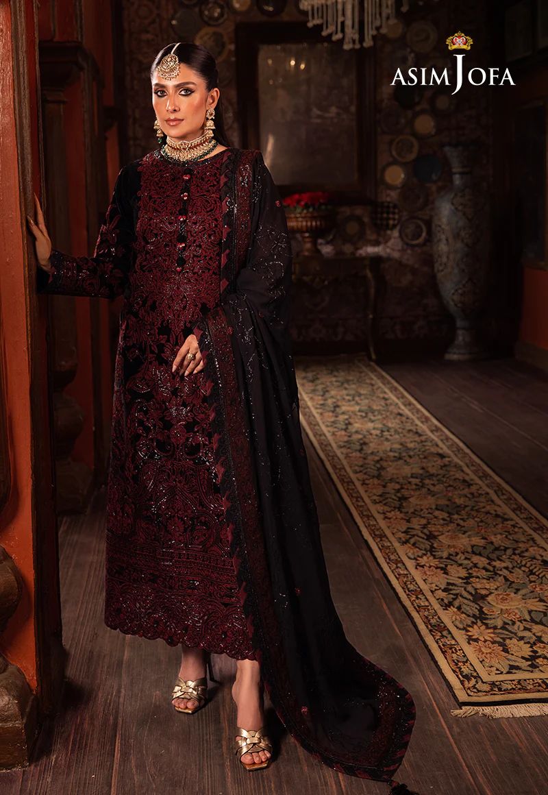 ASIM JOFA Makhmal Wedding Velvet AJMM12