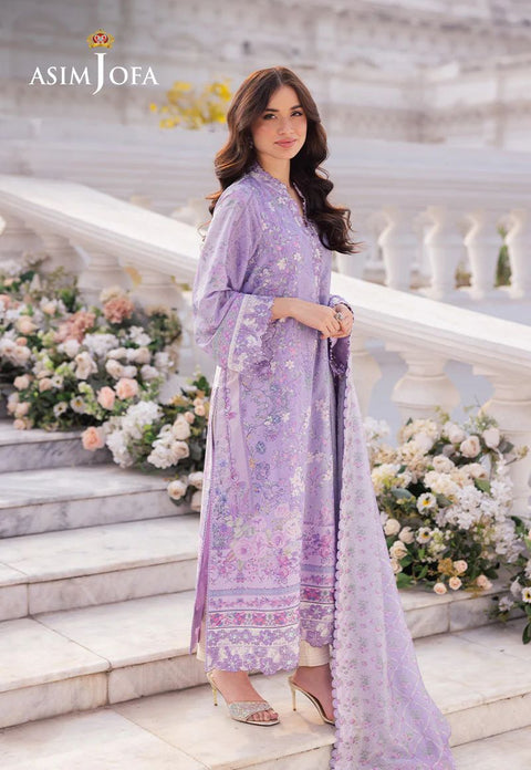 Asim Jofa Charmeuse Raw Silk Ready to Wear Womenswear AJRS-01