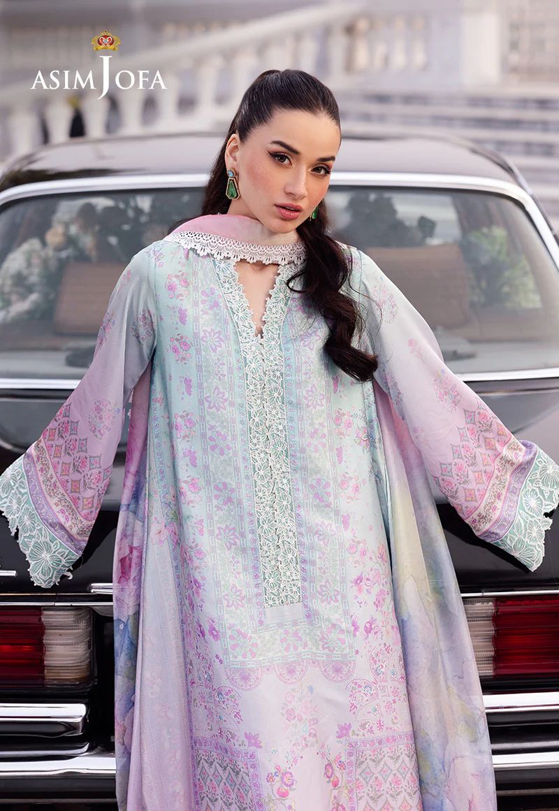 Asim Jofa Charmeuse Raw Silk Ready to Wear Womenswear AJRS-07