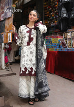 Asim Jofa 3pc PRINTED EMBROIDERED LAWN AJUBF52