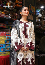 Asim Jofa 3pc PRINTED EMBROIDERED LAWN AJUBF52