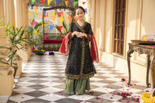 3pc Festive Girls Dress by ARWAH AG17