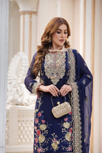 Chiffon Embroidered Formal Dress by Aleezay 20