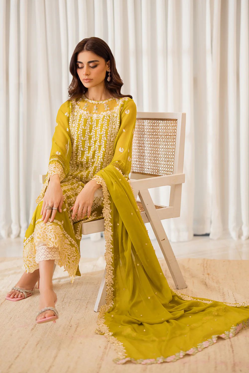 Amber Glow by Azure Chiffon Semi Formal AZC6