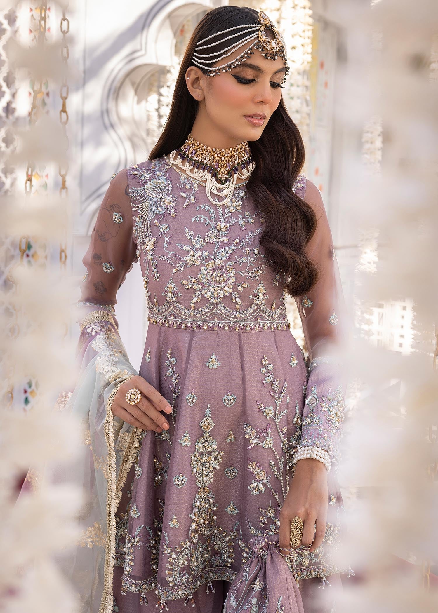Luxury Formal handwork Peplum by Aroosh ARB1