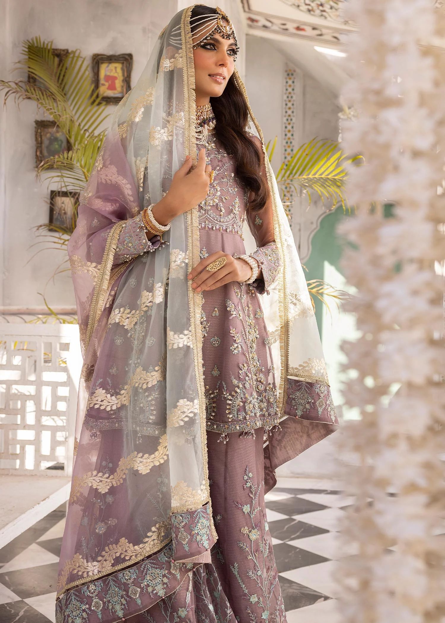 Luxury Formal handwork Peplum by Aroosh ARB1
