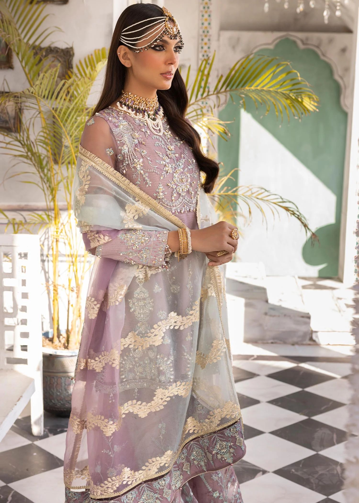 Luxury Formal handwork Peplum by Aroosh ARB1