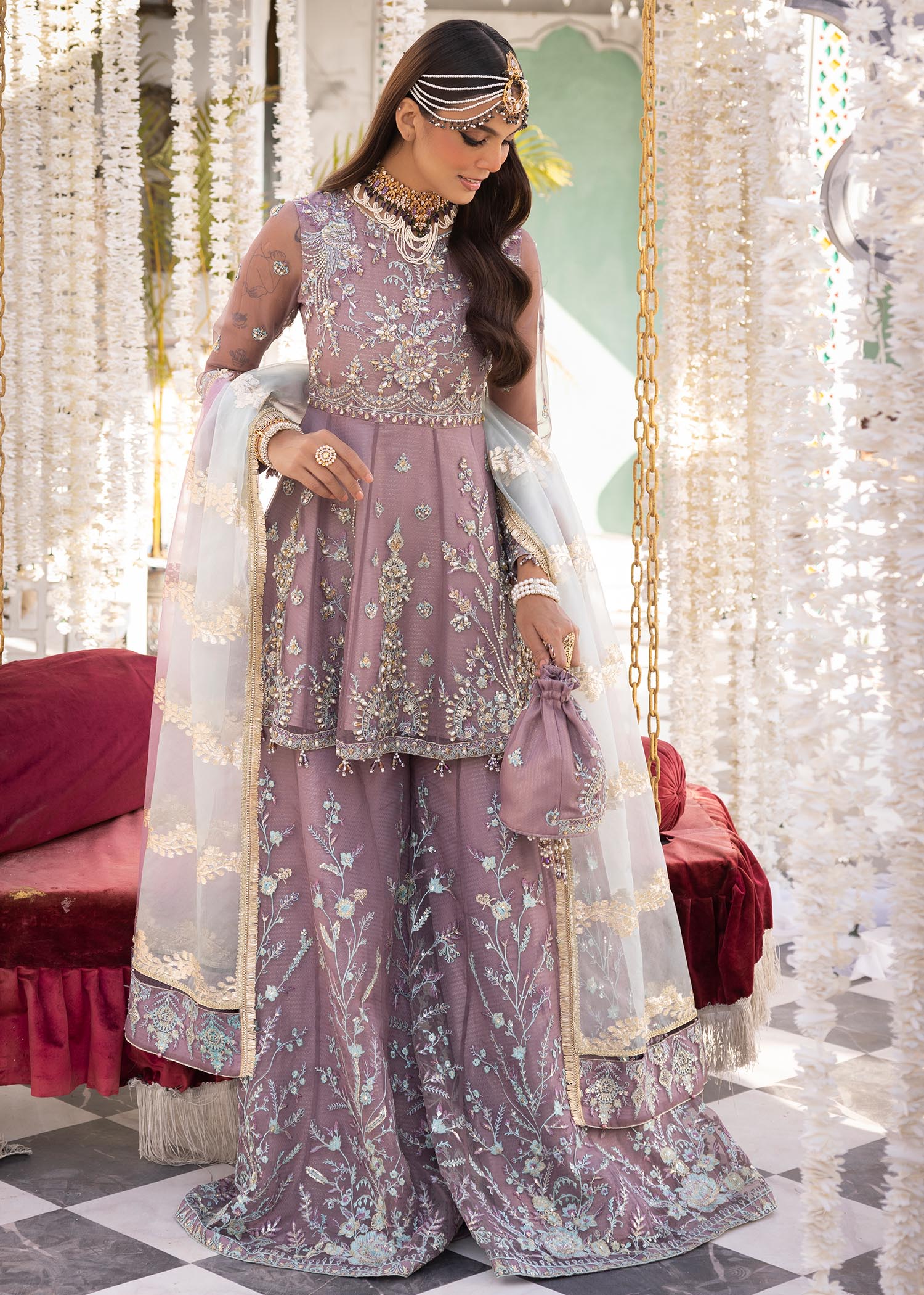 Luxury Formal handwork Peplum by Aroosh ARB1