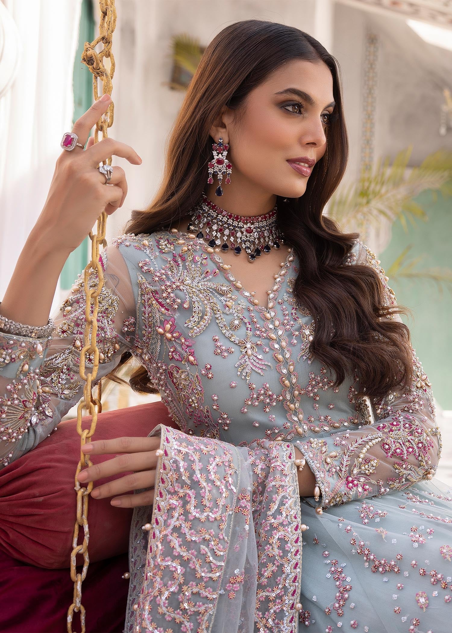 Luxury Formal handwork Maxi by Aroosh ARB5