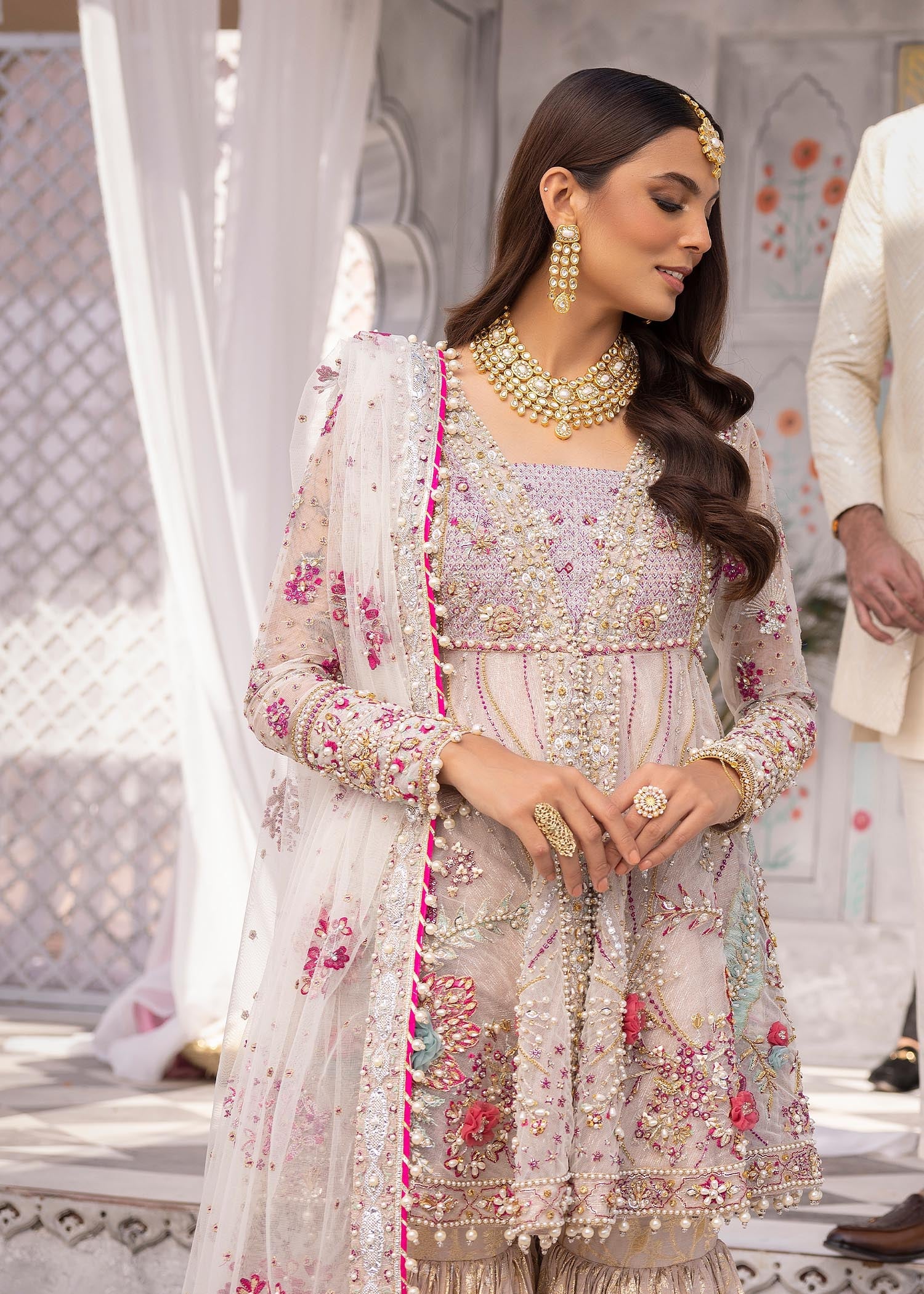 Luxury Formal handwork Peplum by Aroosh ARB6