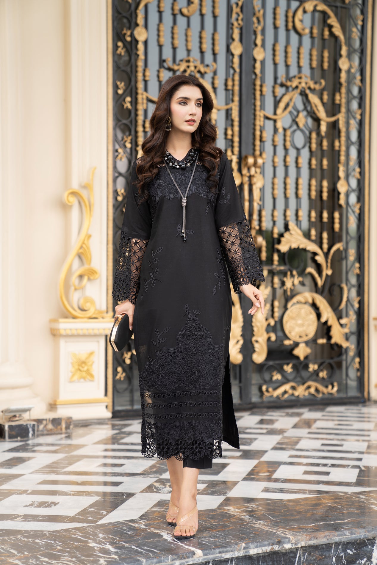 2pc Ready to Wear Luxury Dress by Arwah LA4