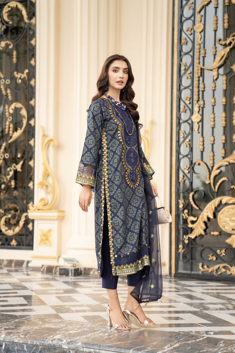 3pc Ready to Wear Luxury Dress by Arwah LA7