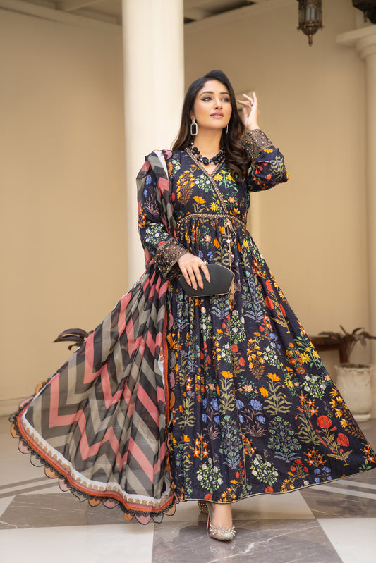 Arwah Cotton Luxury Frock VA7
