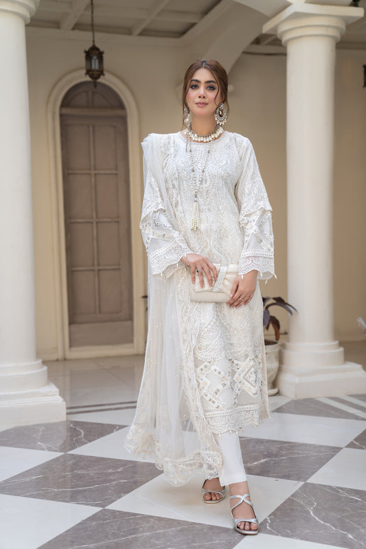 Arwah Organza Luxury Formal Dress VA4