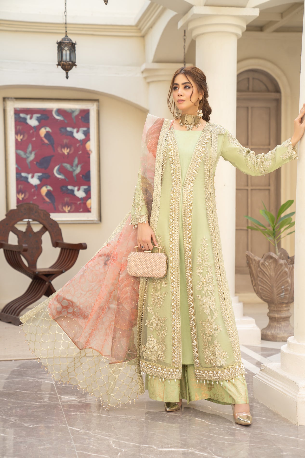 Arwah Organza Luxury Formal Dress VA5