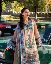 Mushq Aurora Echo Printed & Hand-Embellished Raw Silk 3pc Ready to Wear Dress MHL1