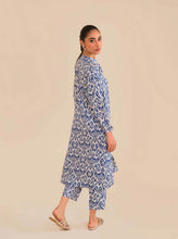 Azure Cotton Satin Dress by Sahar