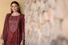 Serene by Mohagni Rust Maroon Khaddar 3Pc Winter Suit SBM7