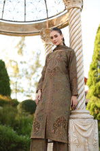 Serene by Mohagni Olive Khaddar 3Pc Winter Suit SBM5