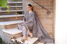Serene by Mohagni Taupe Grey Khaddar 3Pc Winter Suit SBM4