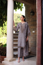 Serene by Mohagni Taupe Grey Khaddar 3Pc Winter Suit SBM4