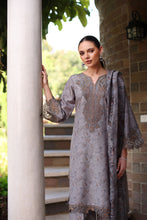 Serene by Mohagni Taupe Grey Khaddar 3Pc Winter Suit SBM4