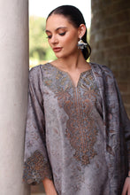 Serene by Mohagni Taupe Grey Khaddar 3Pc Winter Suit SBM4