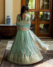 Mushq 3pc Mint Green Formal Lehenga Dress – Bindu