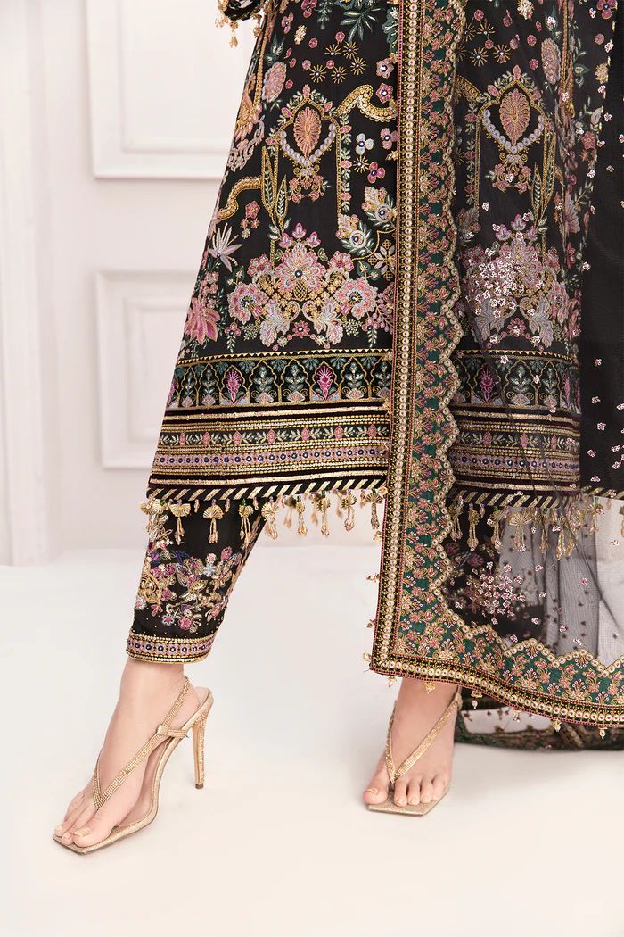 Baroque Raw Silk Formal Dress BQF5