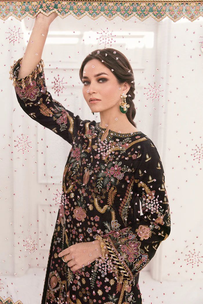 Baroque Raw Silk Formal Dress BQF5