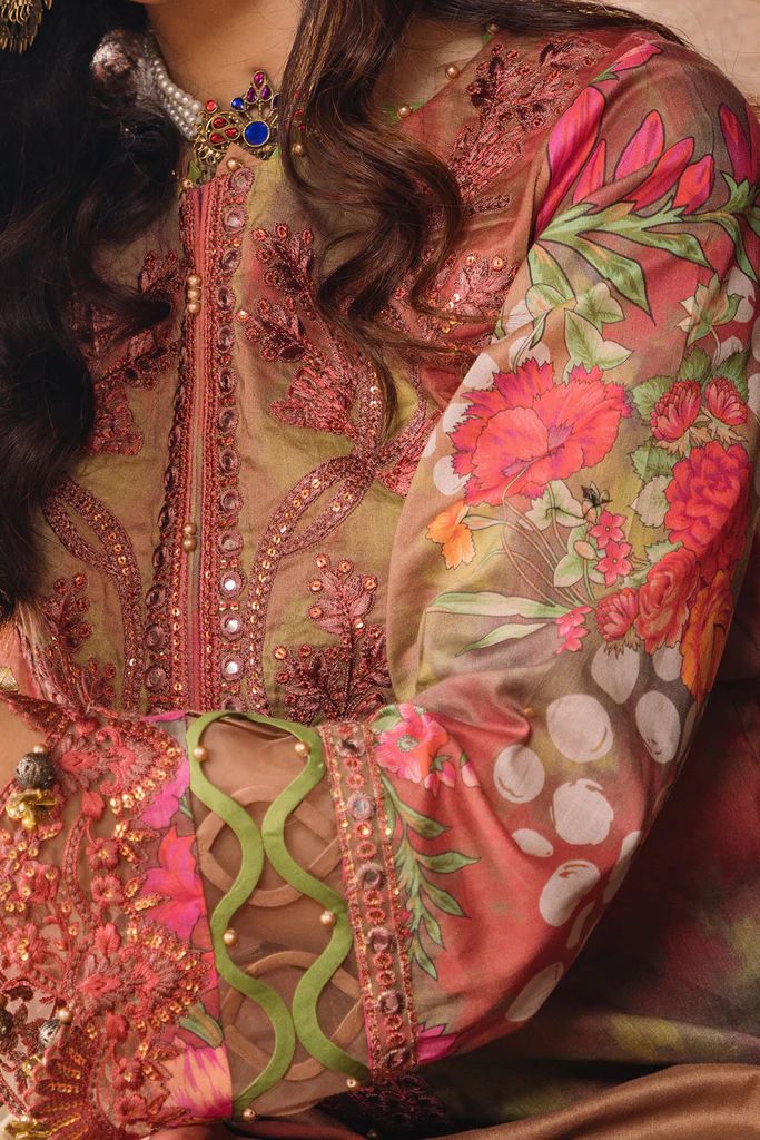 Charizma 3PC Chunri Embroidered Lawn CH4-02