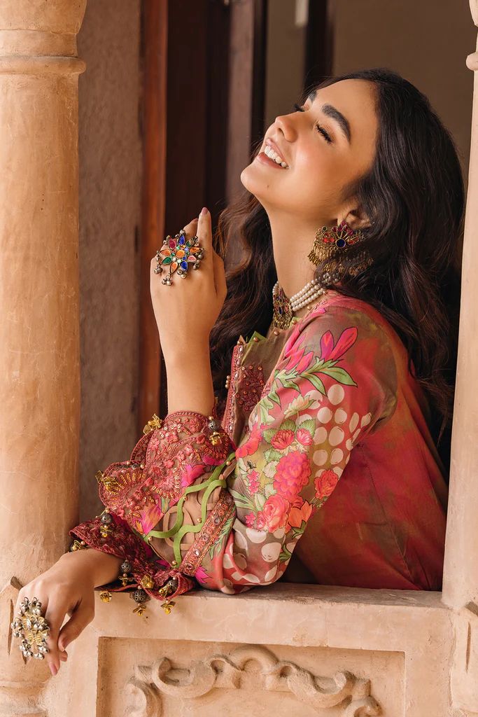 Charizma 3PC Chunri Embroidered Lawn CH4-02