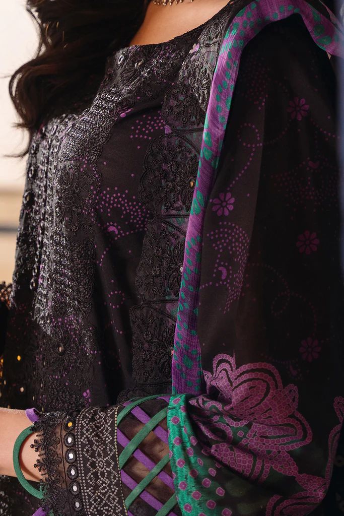 Charizma 3PC Chunri Embroidered Lawn CH4-03