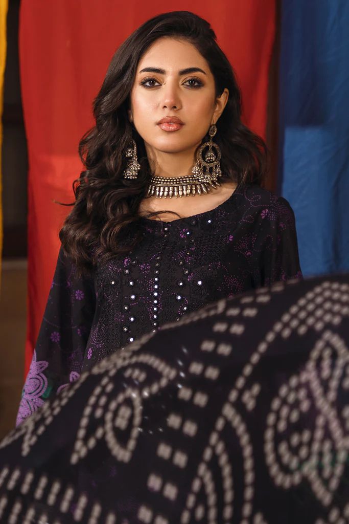 Charizma 3PC Chunri Embroidered Lawn CH4-03