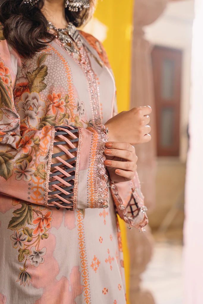 Charizma 3PC Chunri Embroidered Lawn CH4-06