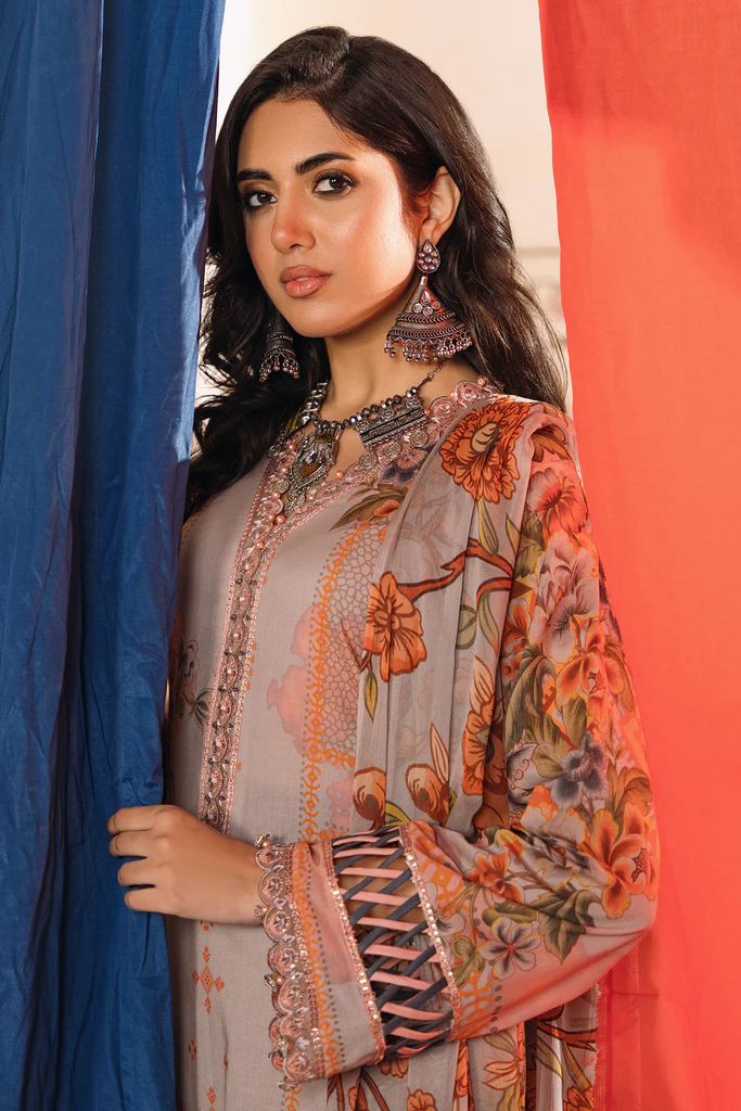 Charizma 3PC Chunri Embroidered Lawn CH4-06