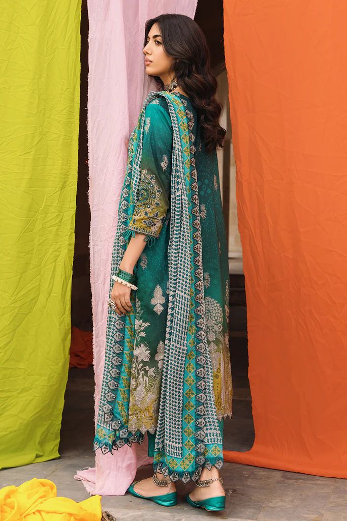 Charizma 3PC Chunri Embroidered Lawn CH4-07