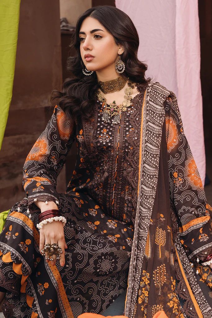 Charizma 3PC Chunri Embroidered Lawn CH4-10